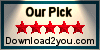 Top rated by Download2you.com